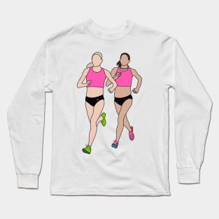 Shalane Flanagan and Kara Goucher Long Sleeve T-Shirt